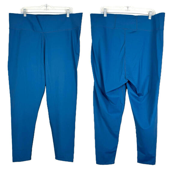 Madewell MWL Women 3X Plus Form Active Leggings Hematite Blue High Rise Cropped - Picture 1 of 9